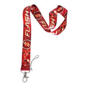 Superhero DC Comics The Flash One Size Red Fabric Lanyard One Size Unisex